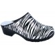 Comfort Flex chodaki spody guma PU zebra